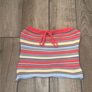 Striped Multicolor Knit Top